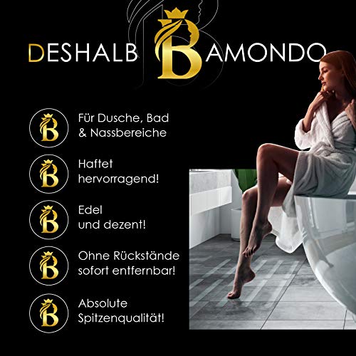 BAMONDO Strisce antiscivolo per vasca da bagno e
