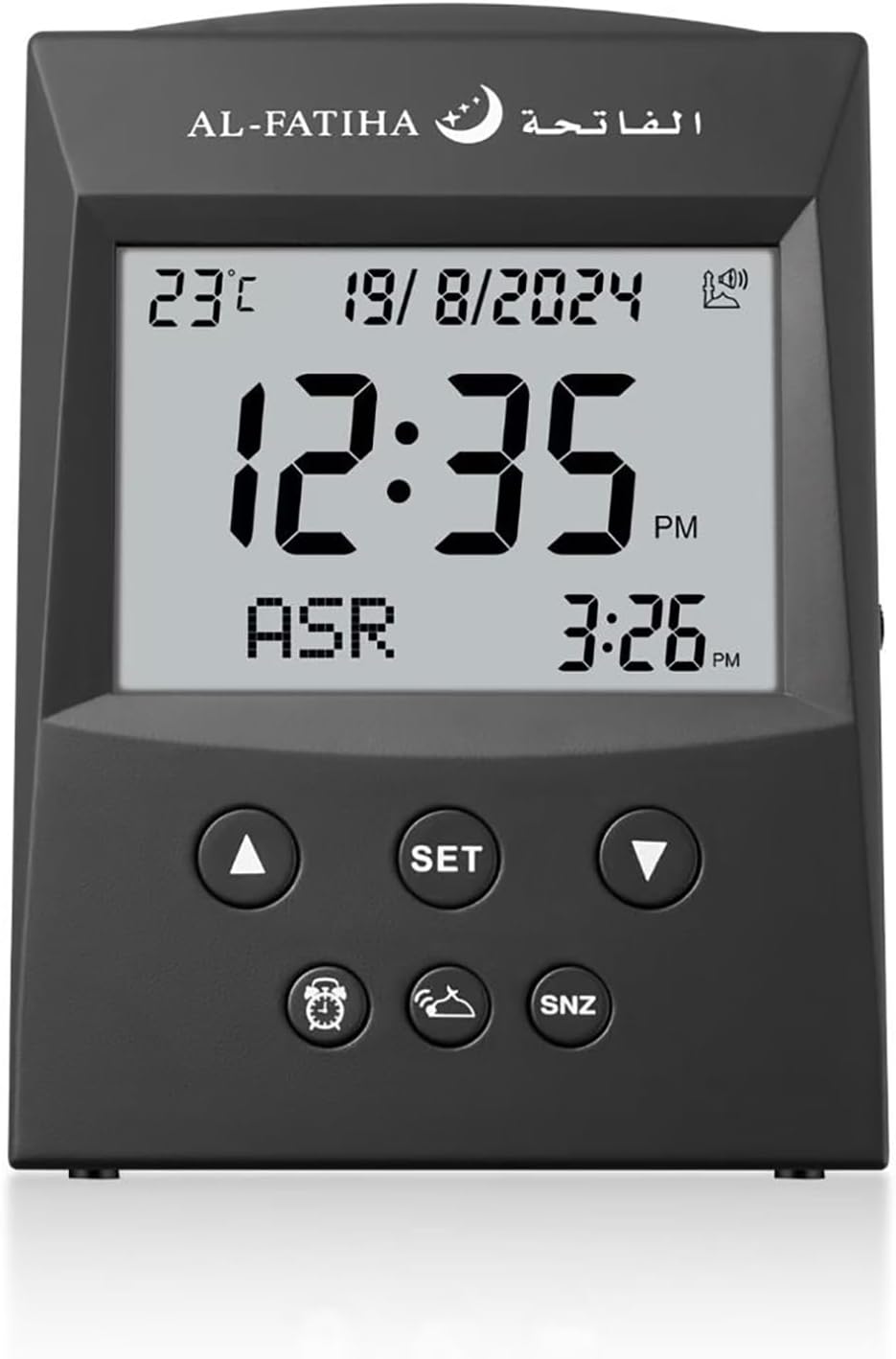 Azan Clock, Automatic Worldwide Digital Azan Prayer Sounds Muslim Prayer Clock for USA Home Decor