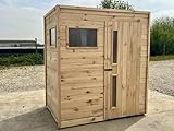 Casetta da giardino in legno per esterni con pavimento, doghe spessore 16mm - modello C120...