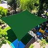 Artpuch 10×13 Green Sun Shade Sails Canopy 185GSM Shade Sail UV Block for Patio Garden Outdoor Facility and Activities