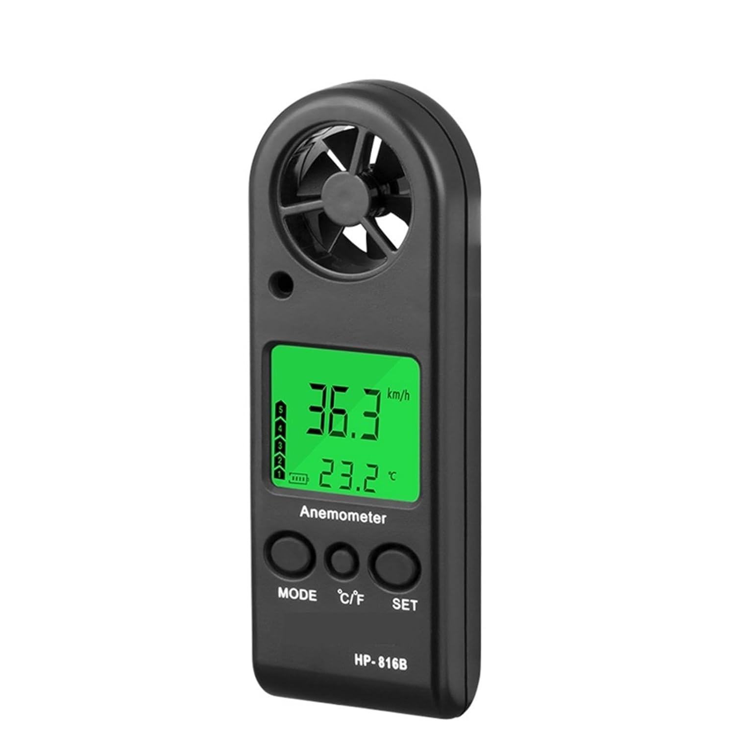 HP-816B Anemometer with Wind Speed Range 0.3-30m/s and Temperature Measurement
