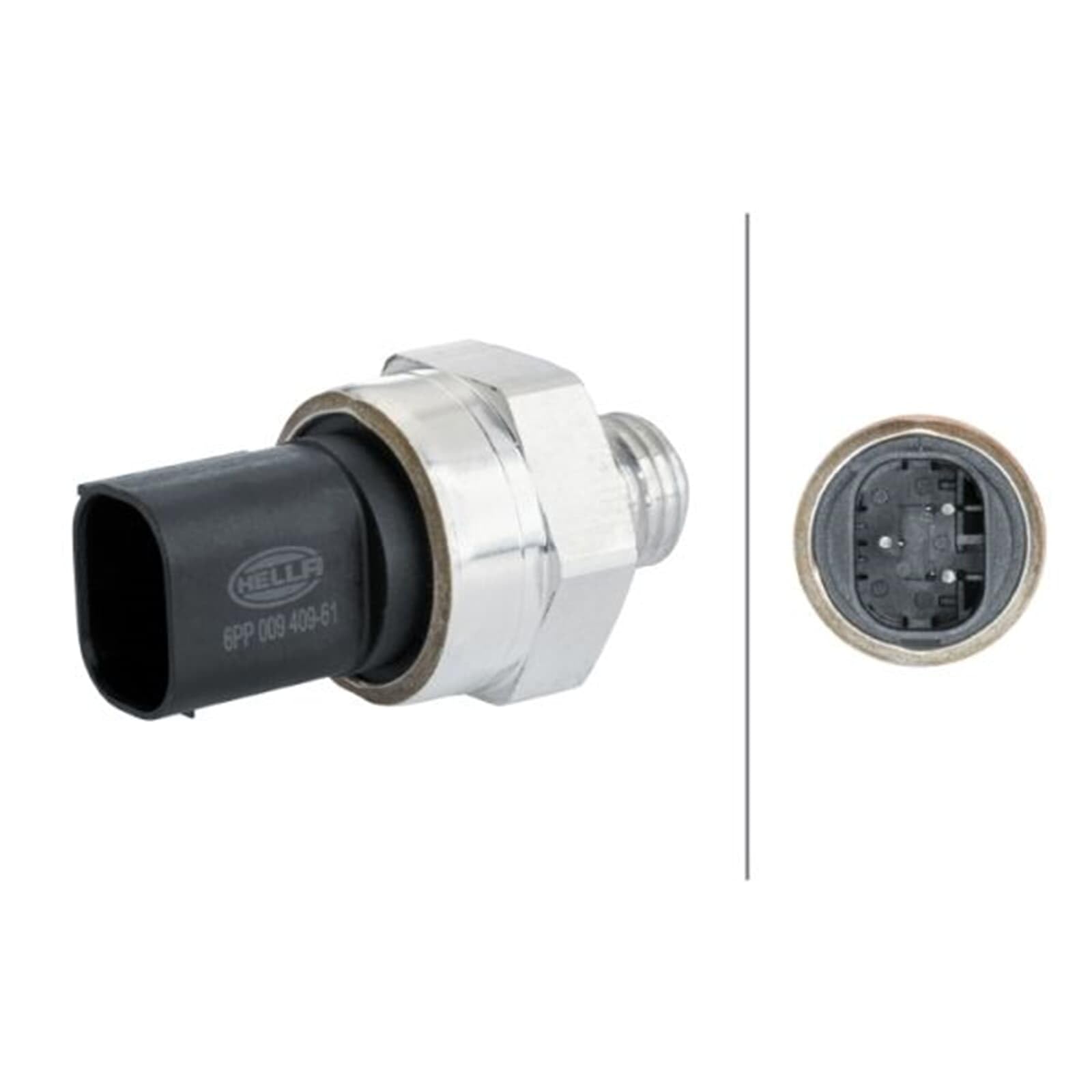 HELLA 6PP 009 409-611 Sensore Pressione gas scarico Raccordo a vite