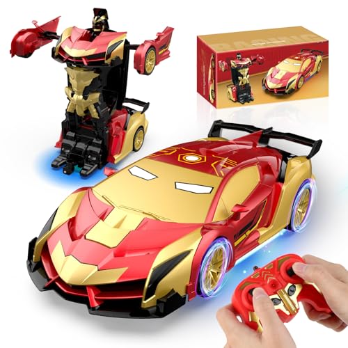Transforming RC Hero Car Robot 1:18 Scale with Lights