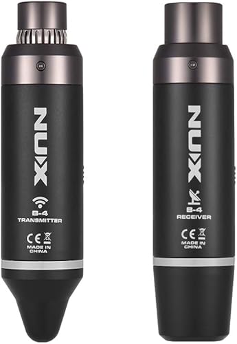 Festnight Drahtlose Mikrofon  Wiederaufladbare 2 4G Kanal Funkmikrofonsystem XLR Verbindung