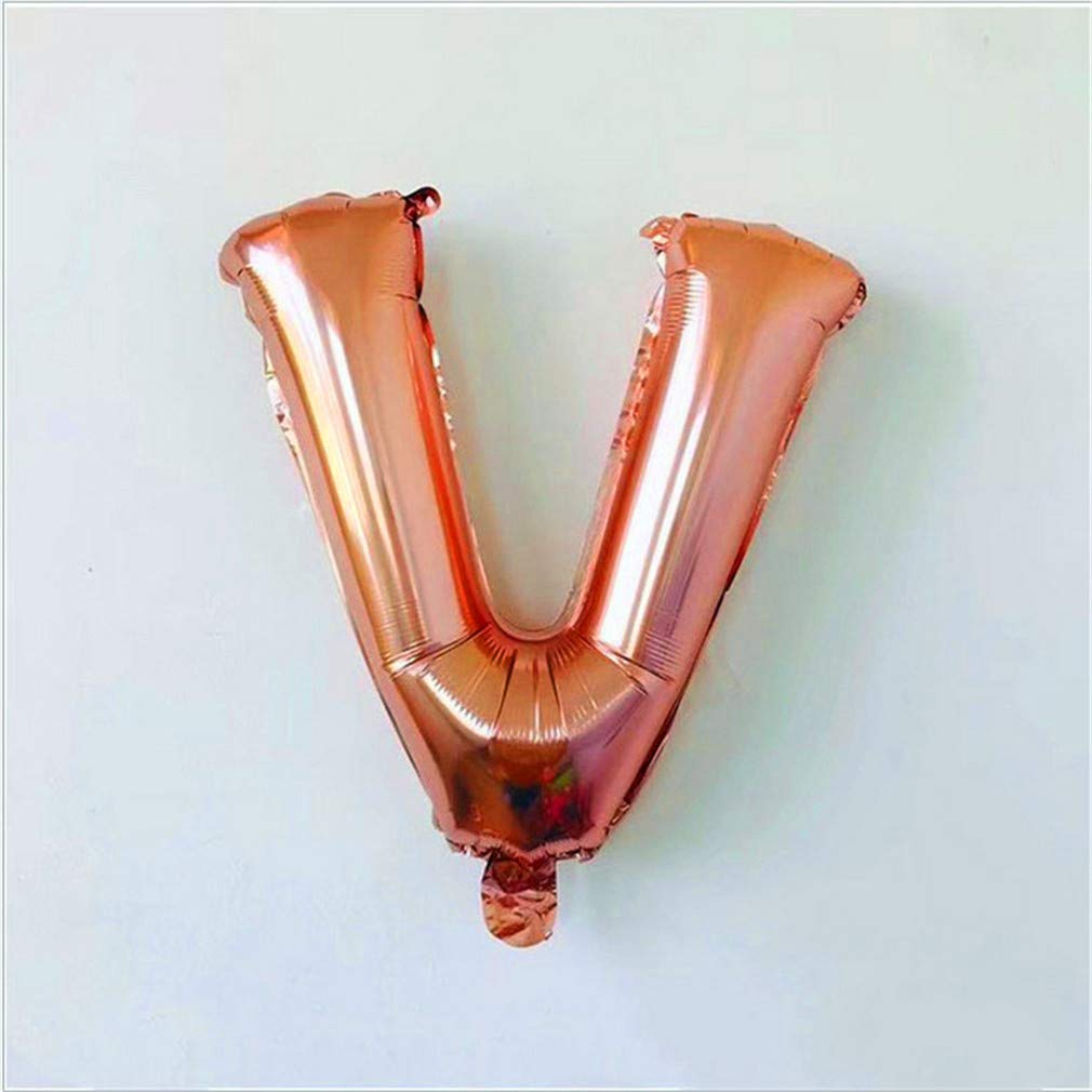 Letter & Number Balloons 40 inch Foil Balloon A-Z 0-9 Rose Gold Balloons Set for Birthday Anniversary Graduation