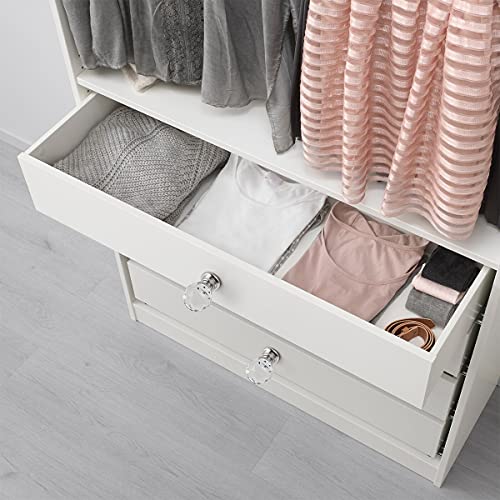 10 Pack Orger Single Hole Crystal Drawer Knobs, Clear Glass Cabinet Knobs With 20Mm Diamter, Kitchen Cabinet Knobs Polished Chrome, Decor Diamond Cabinet Knobs For Dresser Drawer #TOP5