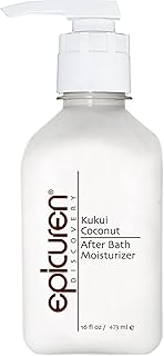 Epicuren Discovery After Bath Body Moisturizer, Kukui Coconut