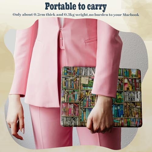 Protection Clavier MacBook Air 15 M4 M3 M2 Étui Rigide Anti Rayures Étagère à Livres - 2