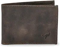 Carteira masculina slim pequena luxo couro bovino natural(marrom escuro)