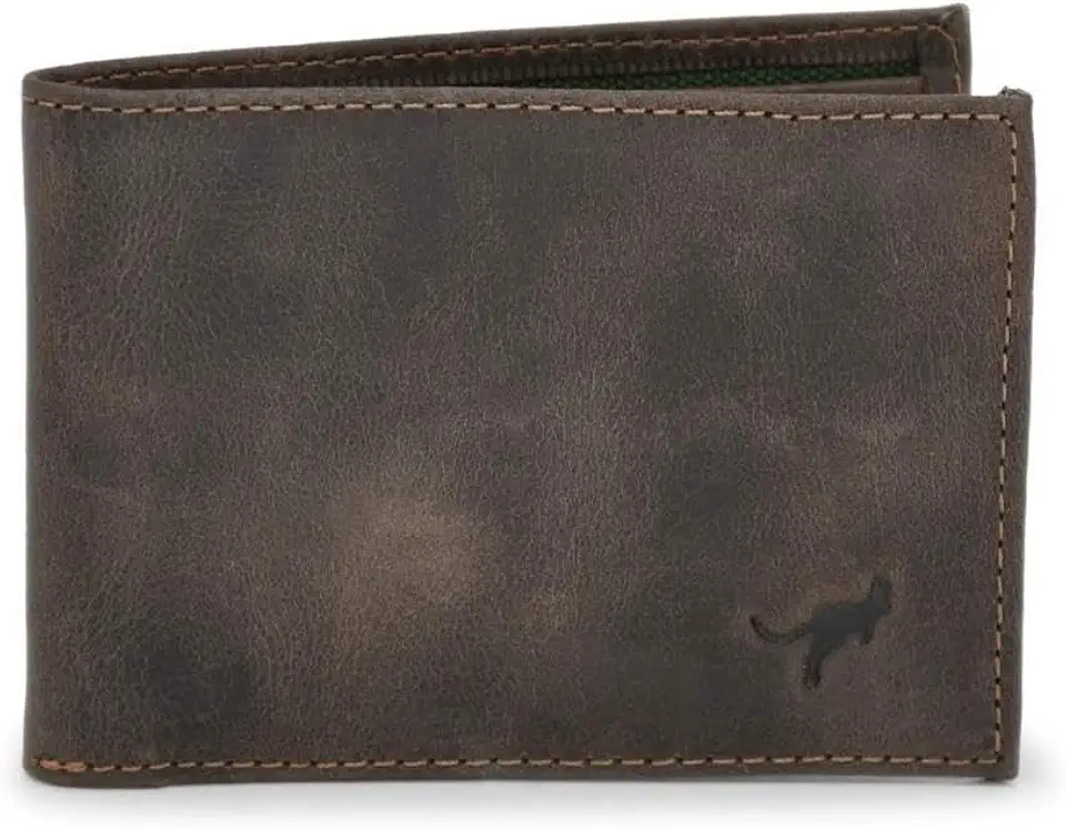 Carteira masculina slim pequena luxo couro bovino natural(marrom escuro)