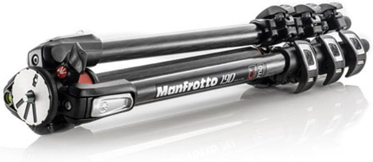 Manfrotto MT190CXPRO4 Carbon Fiber 4-Section Tripod,Black