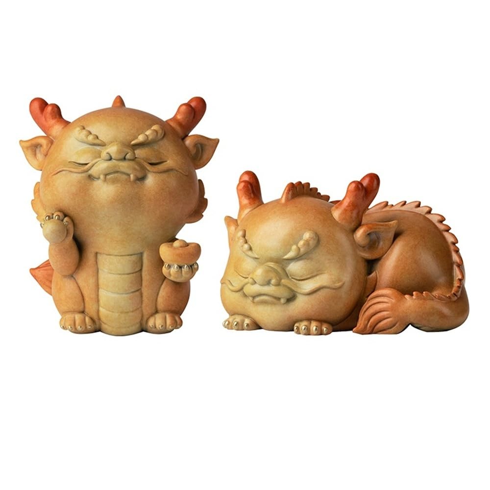 GLETSF Brass Decor Bronze Persimmon Ruyi Copper Handicraft Porch Decoration Chinese Style Living Room Office Desktop Decoration Statues For Home Decor,