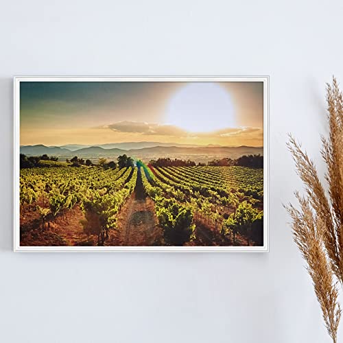 Euwazram 16X24 Poster Frame(1 Pack), Modern Slim Muted Silver 24X16 Picture Frame For Photos, Wall Art, Prints, Puzzles, Living Room, Bedroom, Wedding Decor, Home Decor #TOP4