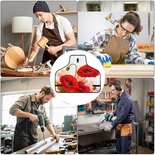 Delantal de Trabajo con 8 Bolsillos y Ajuste Completo miniatura 6
