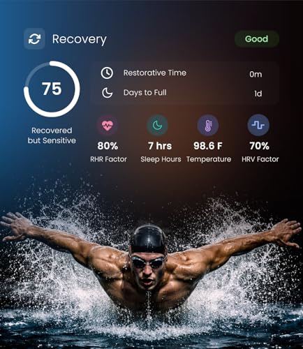 Image of Loop Smart Ring - Health & Fitness Tracker Colors | Water-Resistant (IP68, 5ATM) | Long-Lasting Battery Life (Black, 8)