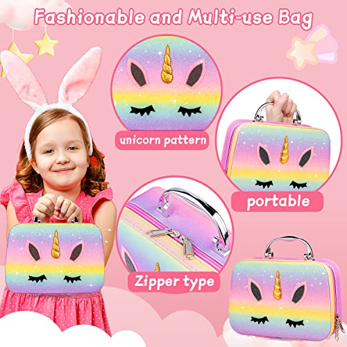 Magictoiee 3118 Travel Bag & Makeup Kit For Kids, Washable Cosmetic Set As Princess Birthday Gift Toy With Bag, Children Cosmetic Beauty Set thumb #7