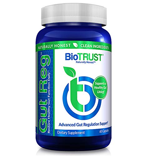 Biotrust gut reg supports a healthy gut lining, helps restore gut…