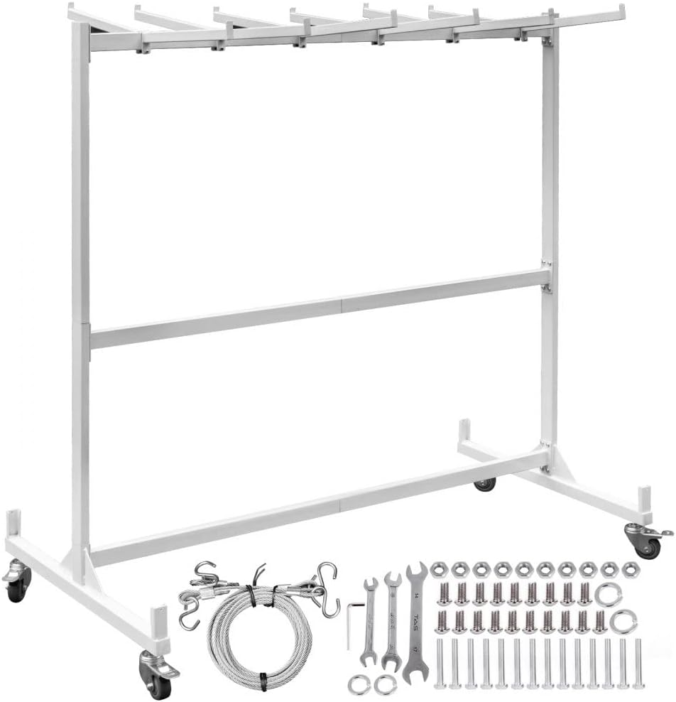 Heavy Duty Folding Chair and Table Combo Cart 750lbs