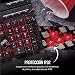 Corsair K68 Teclado mecánico Gaming retroiluminación LED rojo, resistente al polvo y...