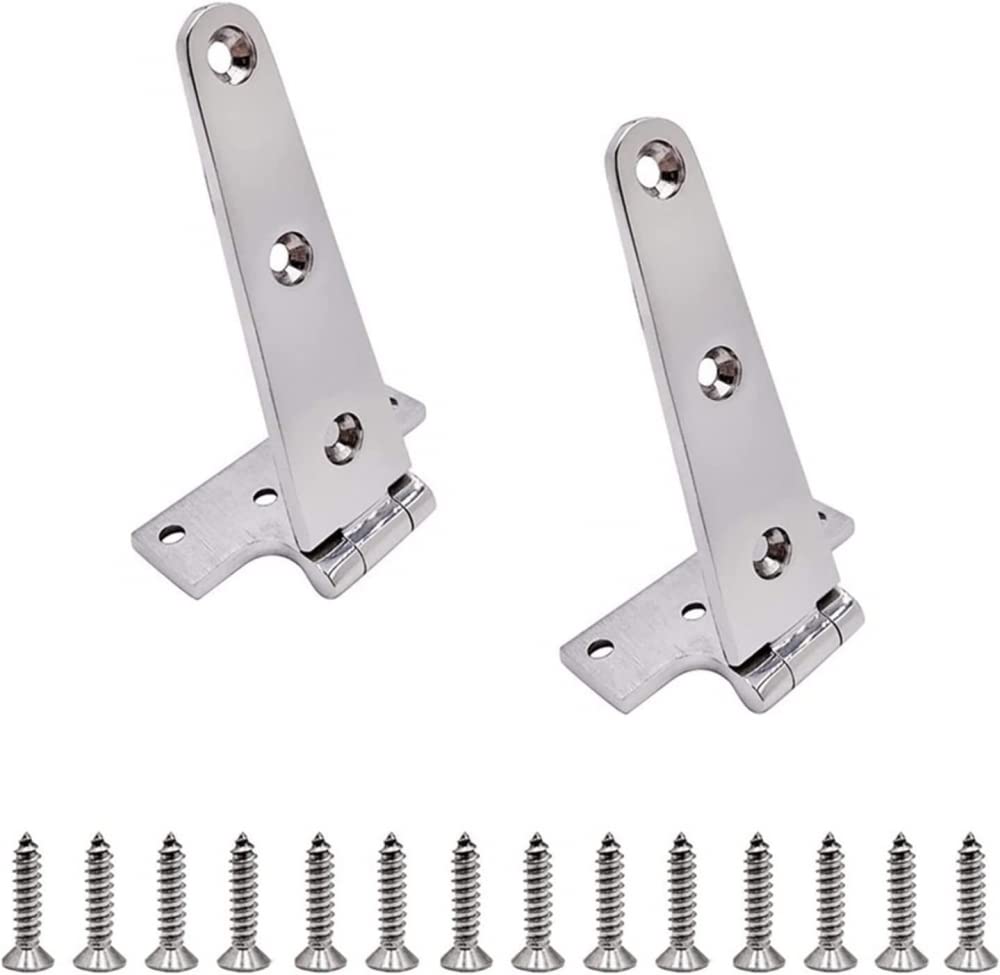 2 cerniere per porte ispessite resistenti a T, cerniere industriali in acciaio inossidabile di grado 316 per porte e porte in acciaio inox