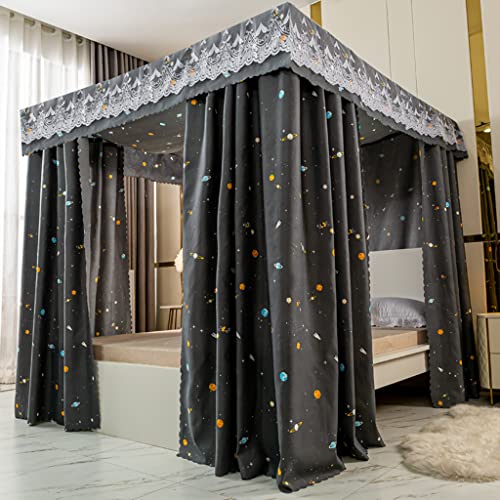 Dosel de cama de alta gama con diseño elegante de 4 postes para suites de adultos 3