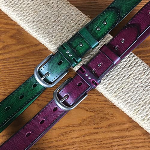 Ceinture en jean pour femme rivet rond métal look rock gothique punk - 2