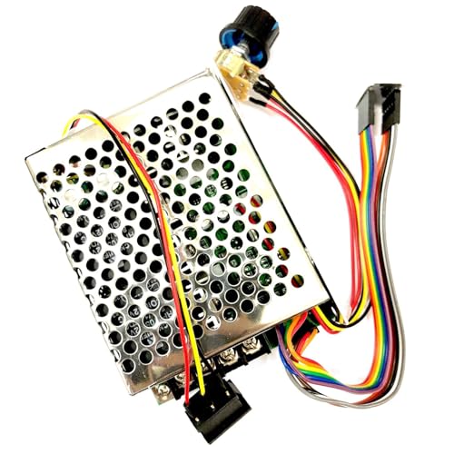 QUXVUIS �|�e���V�����[�^�m�u�X�C�b�`�t���o�������t���x���M�����[�^ 40A 12V24V36 PCB �T�|�[�g DC �u���V���[�^�[, �V�F���t��