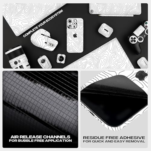 Image of Capes Tablet Skins Compatible with Samsung Galaxy Tab S9 FE Plus | Ultra-Thin Protective Film | Anti-Scratch Vinyl Decal Skin | Not Case /Cover (Tornado, Back Skin + S Pen Skin)
