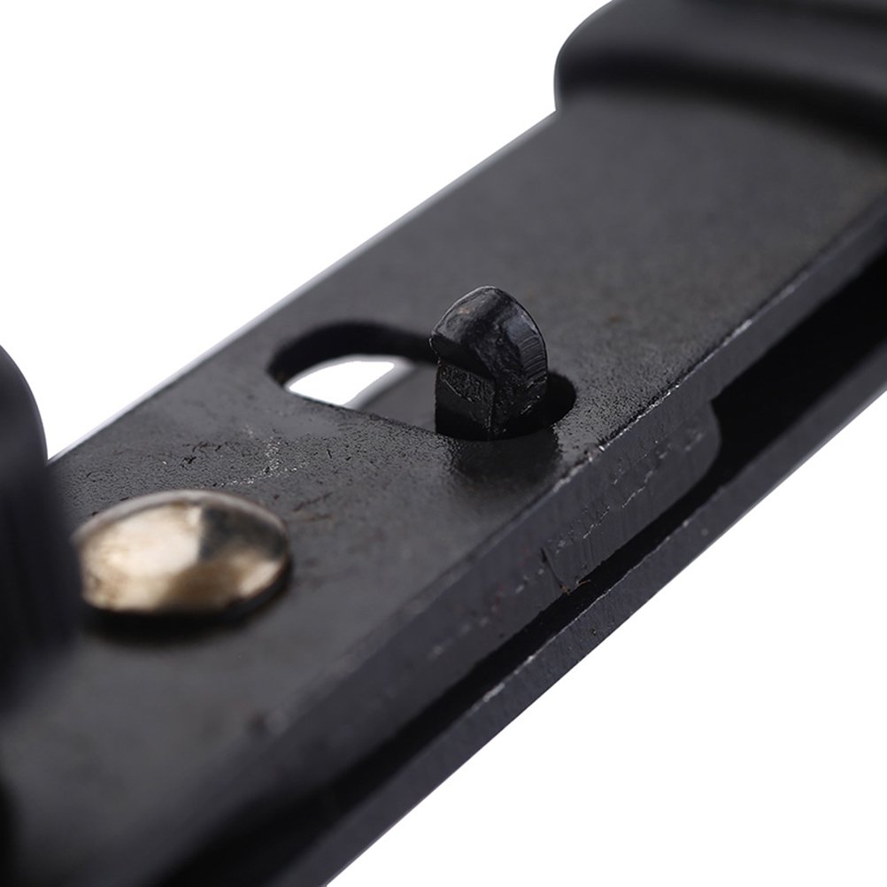 Yardwe Mini Cricchetto Nero Inserti 1/4 in Acciaio e Pvc, Chiave Compatta Rotazione a 360 Gradi per Riparazioni