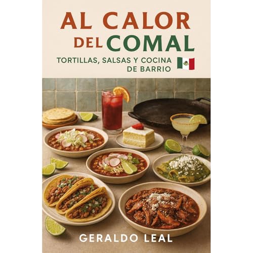 Al Calor del Comal Audiolibro Por Geraldo Leal arte de portada