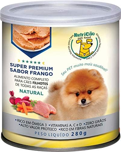 NutriCão Super Premium Sabor Frango Para Cães Filhotes Marrom