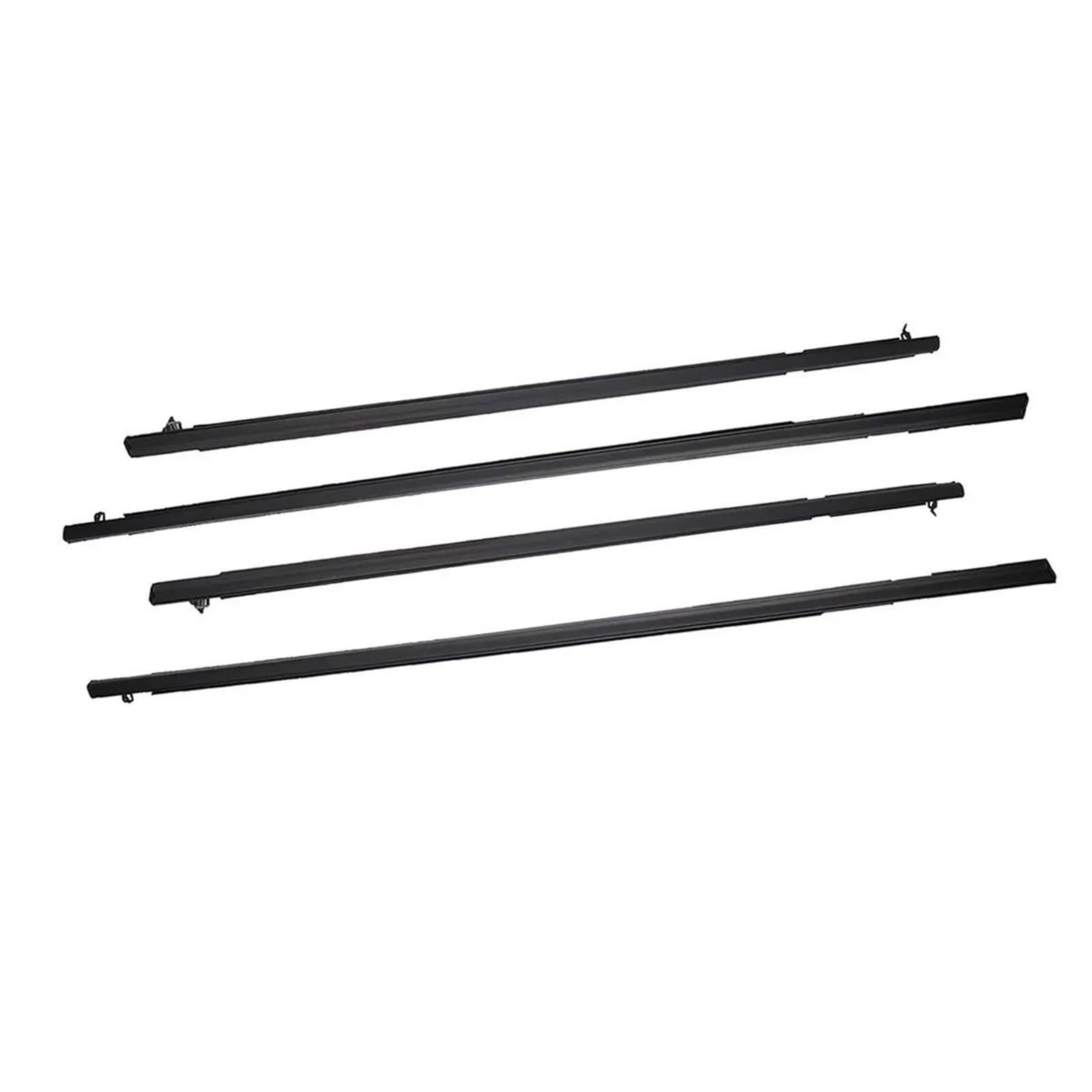 Ujnheq Color 2016-2019 4Pcs Car Window Glass Rubber Seal Moulding Trim For Civic 2006-2021 Insulation Seal(Color 2016-2019)