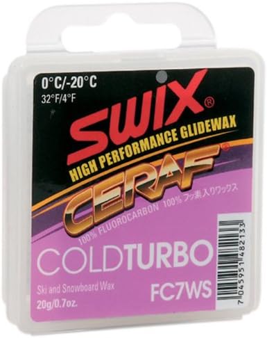 Swix FC7WS Cera F Solid Cold Turbo FluoroCarbon Ski Wax - 20 grams 2012