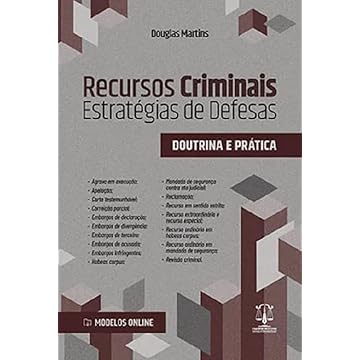 Capa do livro Recursos Criminais Estrategias De Defesas 1Ed. 2024