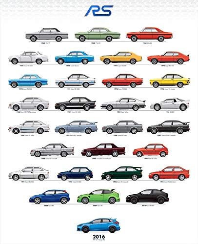 BDP Motorsport Ford RS Evolution Historic Classic Poster XXL ONE PIECE NOT SECTIONS! Large 23"x29" Poster! **UK SELLER - SAME DAY SHIPPING**