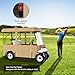 VEVOR Golf Cart Enclosure, with 4-Sided Fairway Deluxe, 300D Waterproof Driving Enclosure with Transparent Windows, Fit for 2+2 Seats Golf Carts (Roof Up to 78.7''L)