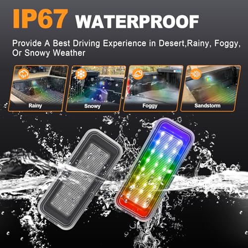Luz LED RGB para Camioneta Toyota Tacoma 2020-2024 miniatura 4