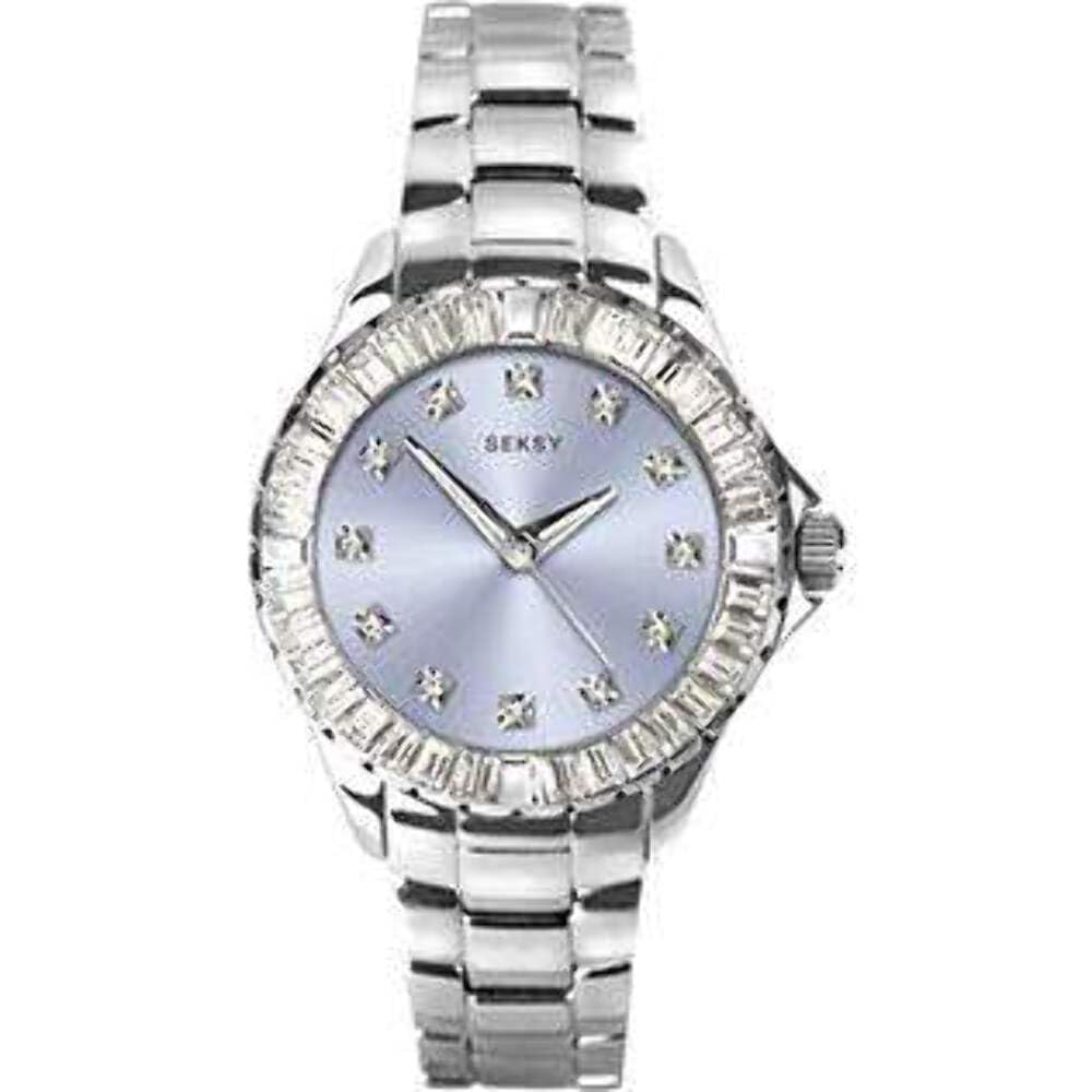 Sekonda Classic Newton - Orologio al quarzo da donna, 19 mm, con display analogico e cinturino in acciaio inox, Oro, Classico