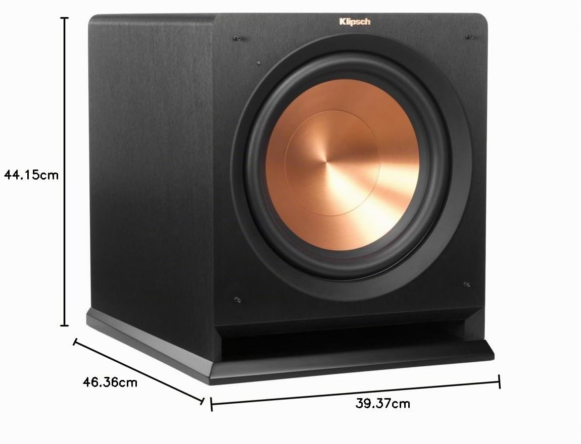 Klipsch R-112SW Subwoofer mit 118 dB Output schwarz