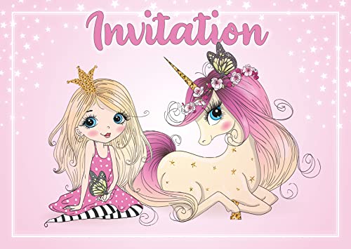 Invitations Anniversaire Cheval Edition Colibri - Lot De 10 Cartes A6 Français - 300g/m²