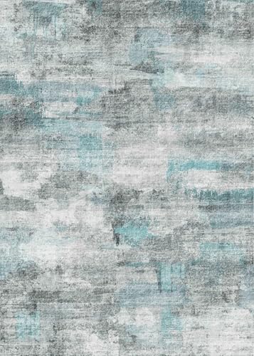 Tapis abstract vintage gray aux finitions soignées et durables - 4