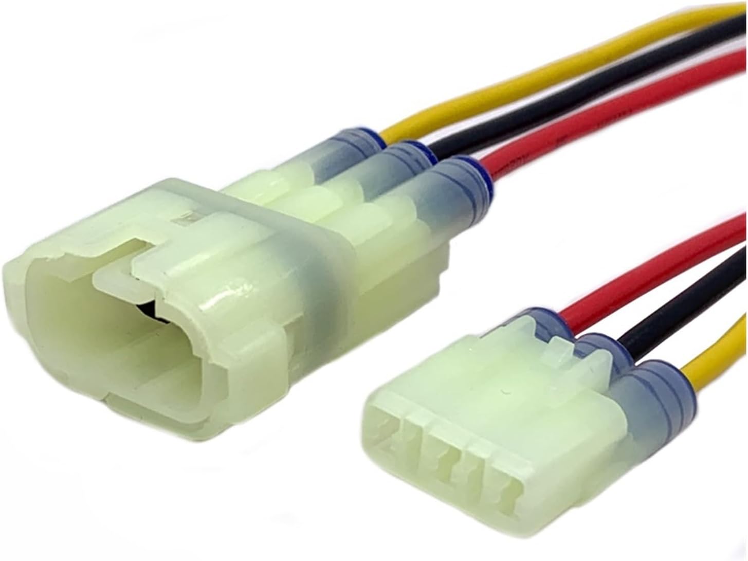 1 Set 2 3 4 6 Pin 2.2mm Car Reversing Electrical Cable Connectors Waterproof Female Male Wire Harness Plug 6187-28(6P Wire Harness,5 Sets)