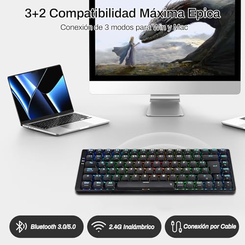 Comparativas de Teclado mecánico krom - cinco favoritos. 23 Imagen adicional