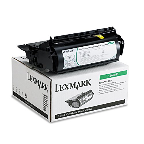 LEXMARK Toner Noir 12A0825 fin des impressions claires et floues