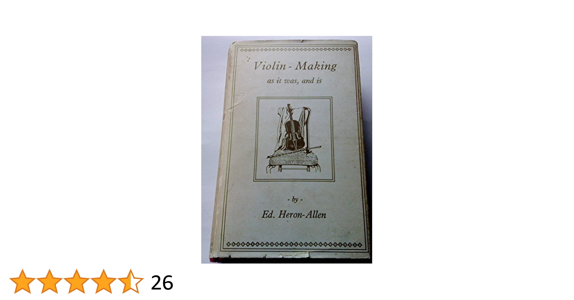バイオリン『Violin-Making As It Was and Is』製作本 楽天市場】バイオリン製作 今と昔 第3部 Violin-Making as it