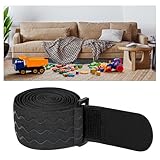 Podomio Under Couch Blocker for Kid and Pet Toys, Adjustable Toy Blocker for Under Couch, Toy Blocker Stop Things from Going Under Sofa, Bed, and Other Furniture, Easy to Install, 3