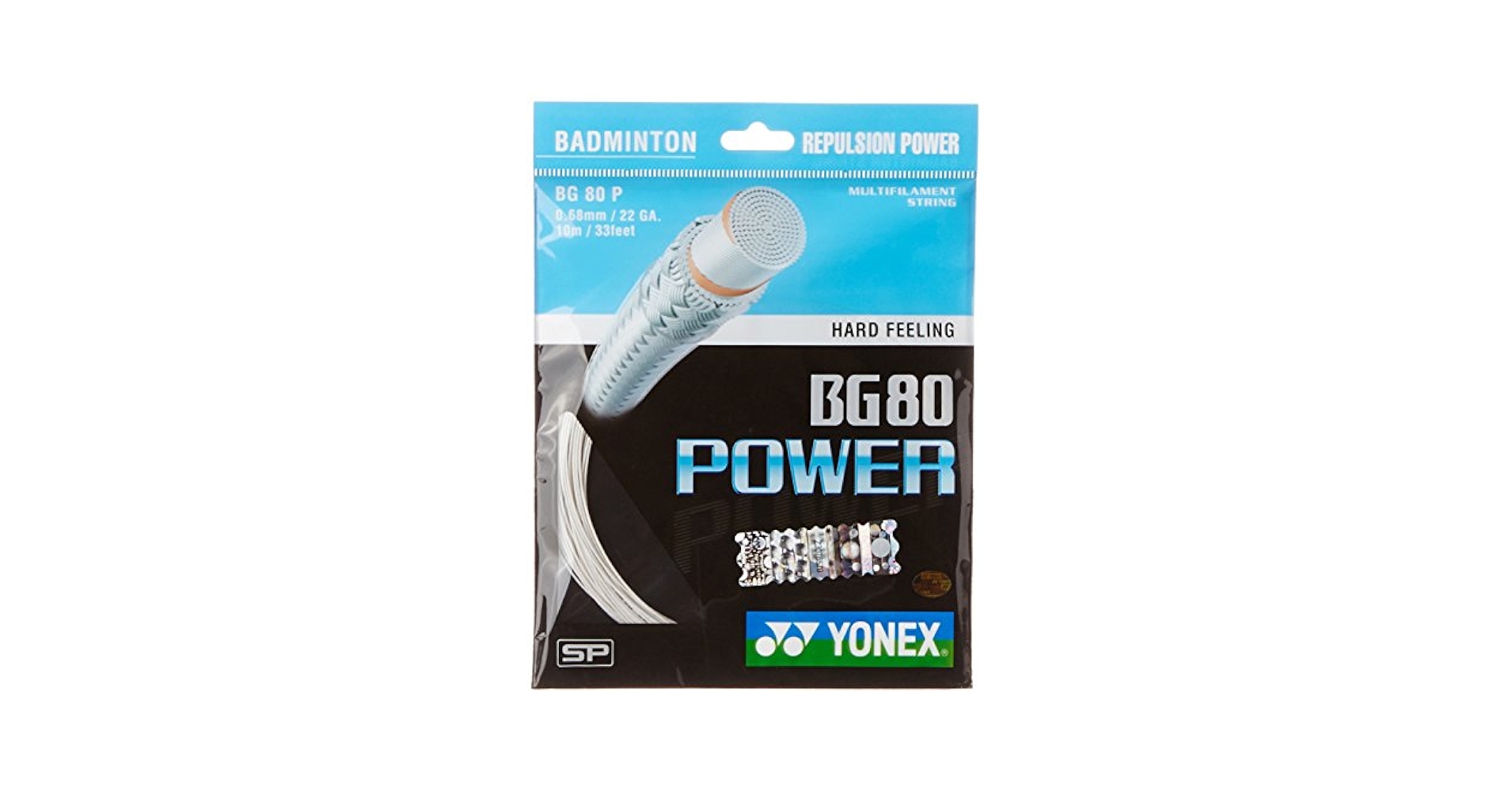 YONEX a BG80パワー　200mロール ホワイト BG80パワー BG80 POWER 200mロール（ホワイト）（バドミントン用