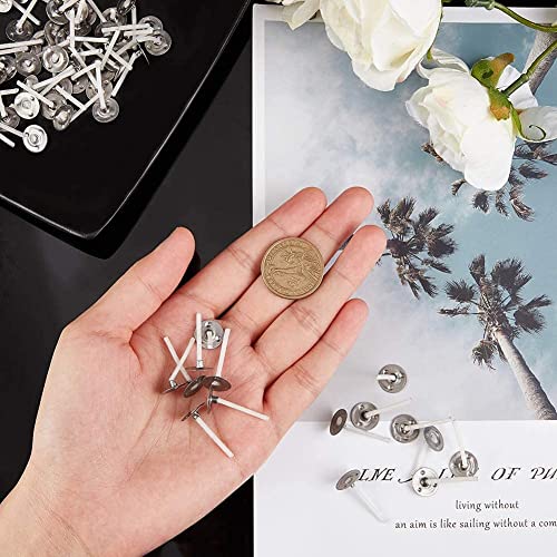 500Pcs/1'' Tea Light Candle Wicks,Tealight Wicks For Soy Wax,Pre-Waxed Tealight Wicks For Candle Making #TOP4