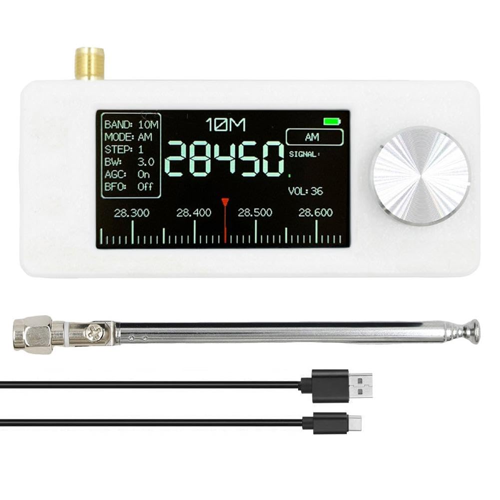 Full Band Radio, Draagbare Vliegtuigen Band Radio Ontvanger, Bass Stereo SOS Alarm Draagbare