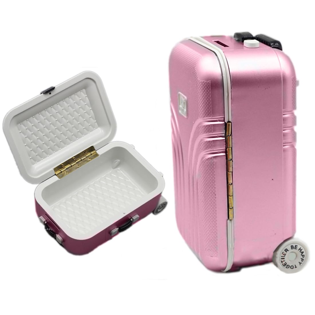 Babymoon Mini Storage Travel Suitcase Accessories for Kids | Photography Props | Decoration- Pink Babymoon Mini Storage Travel Suitcase Accessories for Kids | Photography Props | Decoration- Pink